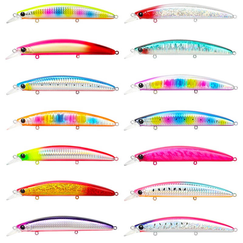 钓之屋远投浮水米诺130F海钓路亚饵23g潜深1.5米海鲈鲅鱼翘嘴饵 - 图1