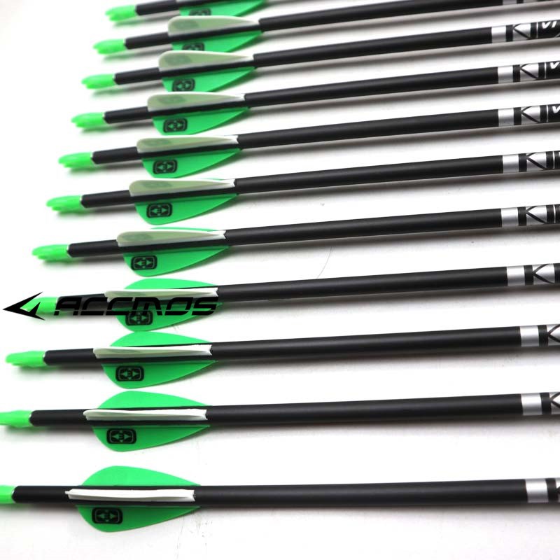 VAP V1 700碳素箭碳箭 4.2内径反曲弓专用箭尹斯顿羽 - 图1