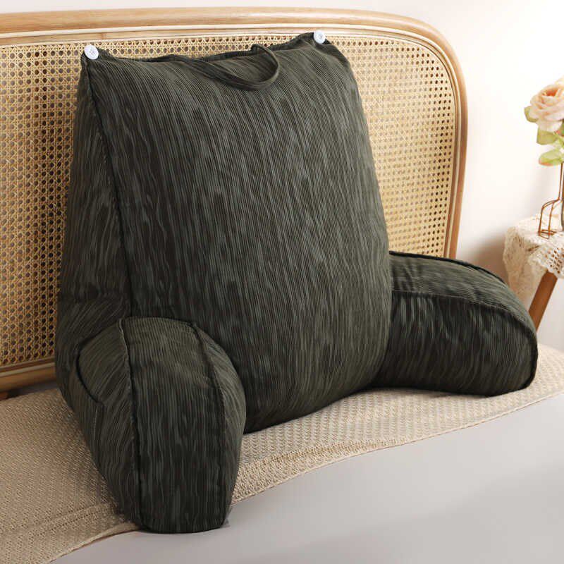 Bedside soft bag back cushion bed pregnant women cushion pillow sofa reading neck protector waist protector bay window waist support removable pillow