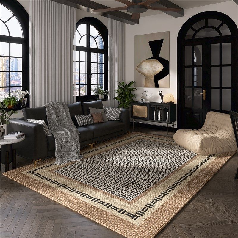 法式客厅地毯2025新款大面积全铺家用地垫卧室床边毯可擦洗复古风,淘宝优惠券,粉丝福利购,淘宝优惠卷