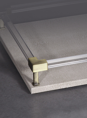 现代简约置物盘家居玄关轻奢桌面托盘摆件样板客厅V售楼处软装饰