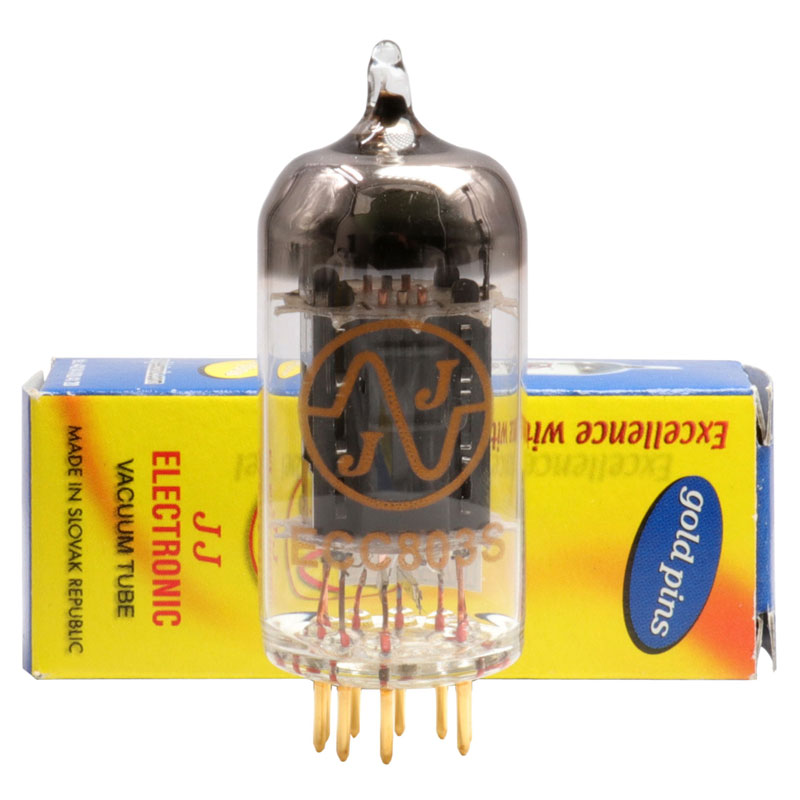 捷克JJ 12AX7/ECC803S U7/ECC802S T7/ECC81 6922 金脚长屏电子管 - 图3