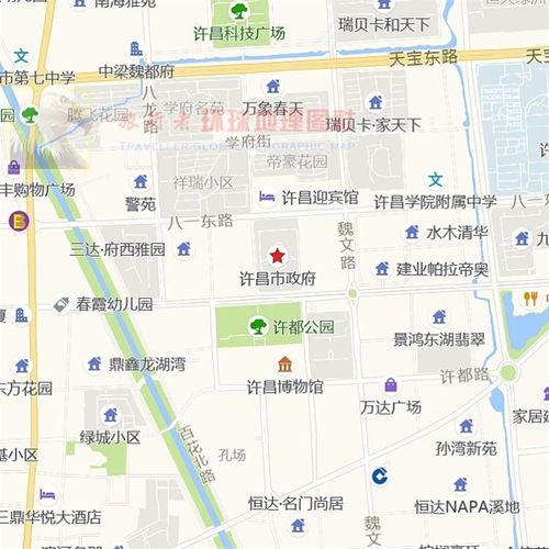 超大巨幅 许昌市区地图订制 城市城区海报22新版装饰画芯 - 图0