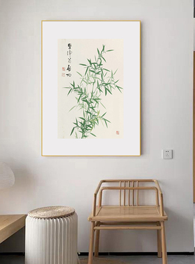 新玄关装饰画暖居走廊过道装饰壁画现代茶室挂画竖墙画