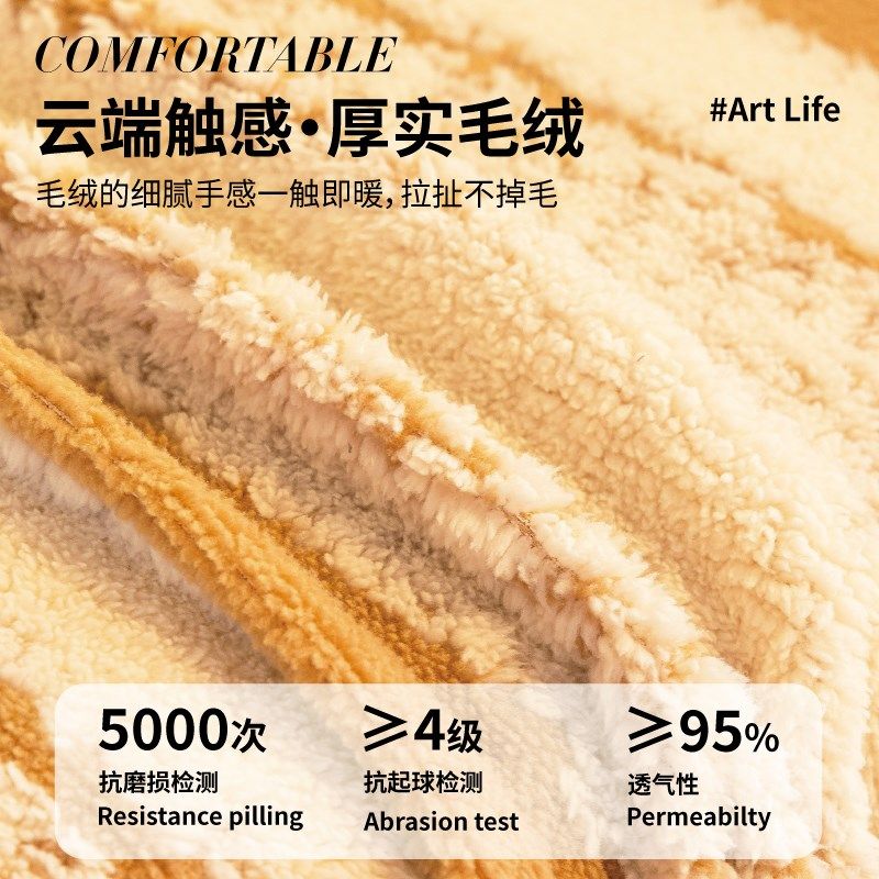 秋冬沙发巾盖布新款加厚毛绒坐垫子高级感一片式全包沙发罩,淘宝优惠券,粉丝福利购,淘宝优惠卷