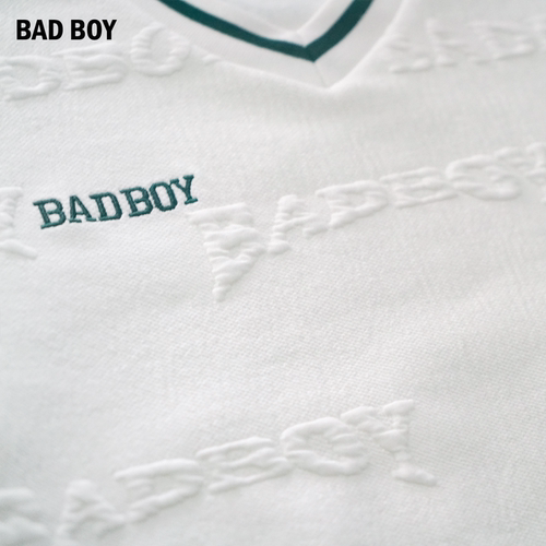 BAD BOY春秋提花字母刺绣休闲卫衣 - 图2