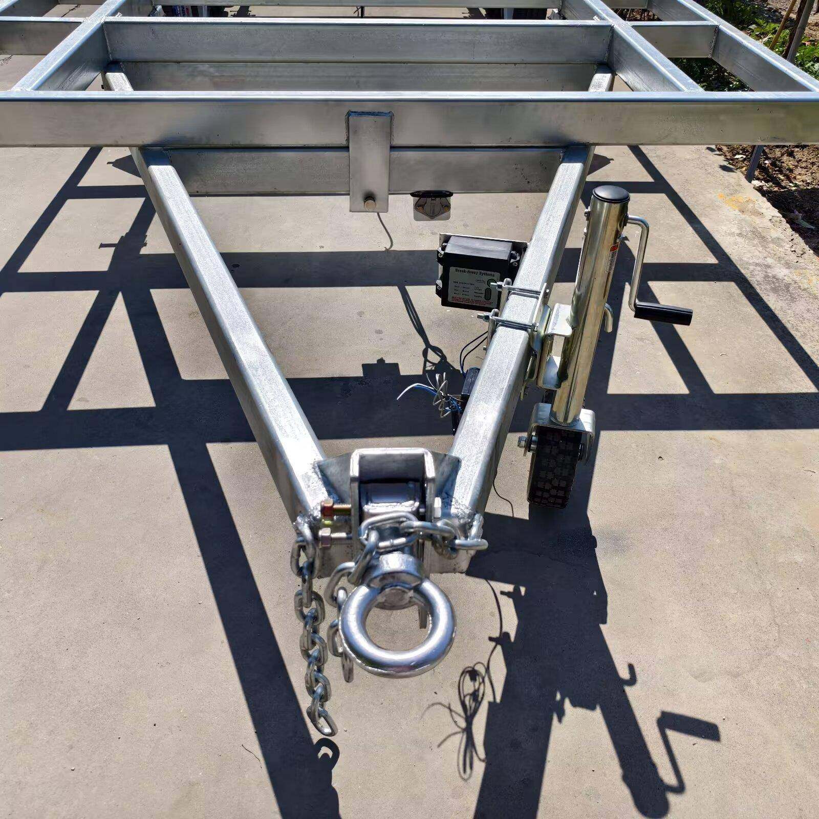 框架式牵引平板拖车集装箱准运运输车港口码头货物搬运车,淘宝优惠券,粉丝福利购,淘宝优惠卷