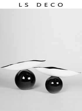 LDo现代创意陶瓷几何客厅茶几桌面摆设酒店艺术装饰品