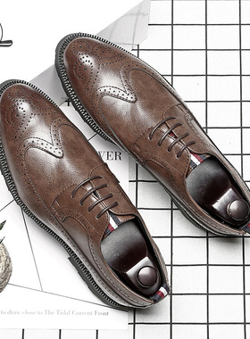 样板房衣帽间男士皮鞋衣柜陈列摆件道具软装饰品商务英伦复古风男