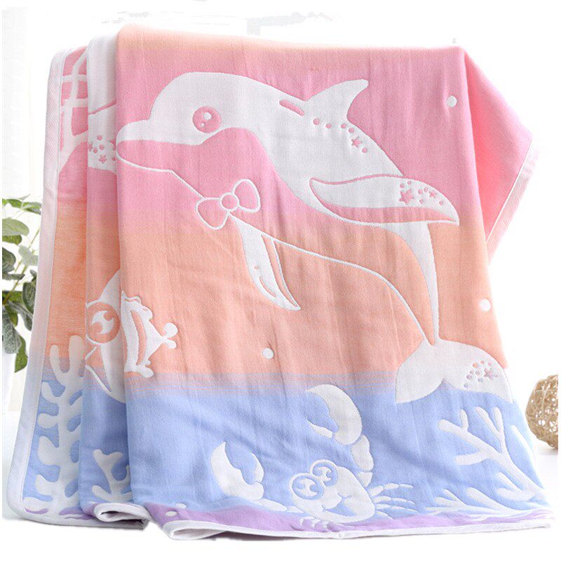 婴儿浴巾6六层纱布纯棉新生儿童毛巾被宝宝超柔软吸水空调盖被夏,淘宝优惠券,粉丝福利购,淘宝优惠卷