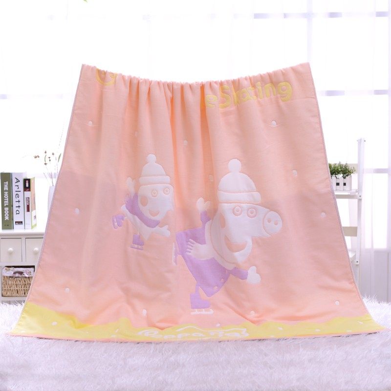 婴儿浴巾6六层纱布纯棉新生儿童毛巾被宝宝超柔软吸水空调盖被夏,淘宝优惠券,粉丝福利购,淘宝优惠卷