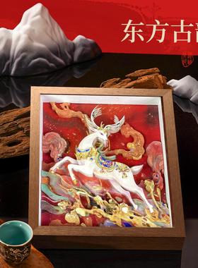 玄关摆件桌面非遗手工艺品母亲节礼物乔迁新中式客厅装饰品高级感