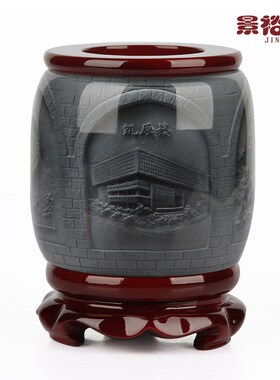 景裕泰北京大学创意办公桌笔筒书房书桌教师节礼品