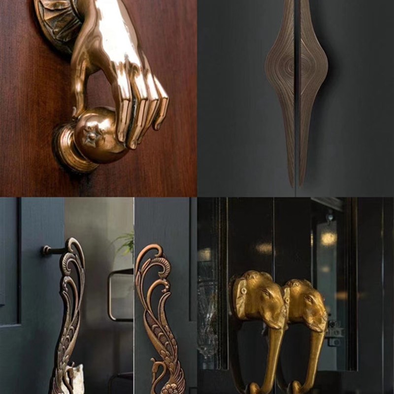 现代大门拉手高档订制日系玻璃大门把手实木门酒店包厢会所推 - 图2