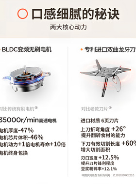 九阳0涂层B1变频轻音智能破壁机