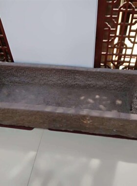 厂家老石槽花盆洗手盆鱼缸户外石材洗手盆石雕摆件 大量