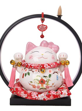 招财猫大号摆件存钱罐店铺开业摆件创意礼品家居饰品陶瓷工艺礼品