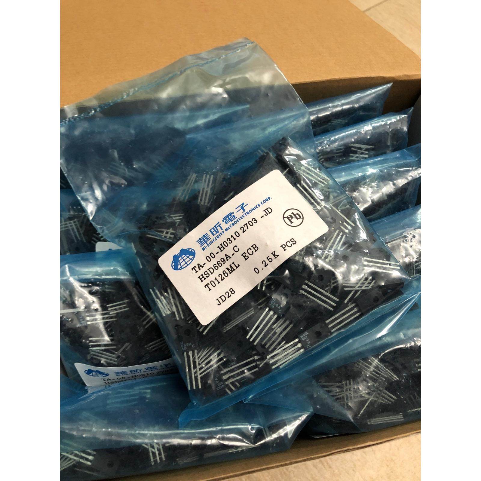 三极管 HSB649A-C HSD669A-C B649 D669 塑封 H669 H649 TO-126 - 图1