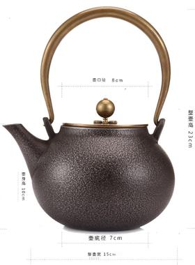 中式茶室摆件套装艺术品博古架茶柜茶壶茶道摆件装饰铁壶陶瓷花瓶