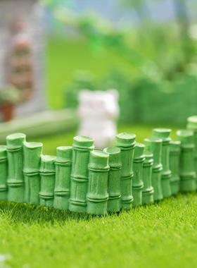 微景观创意木板竹子围栏栅栏 园艺造景diy装饰品配件生态瓶小摆件