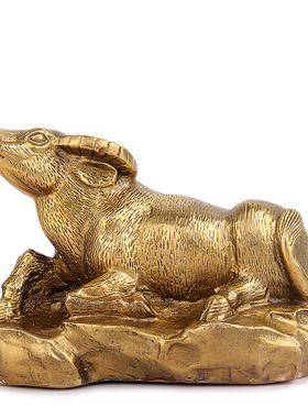 天御阁铜十二生肖牛摆件工艺品招财家居客厅装饰品创意生日礼物