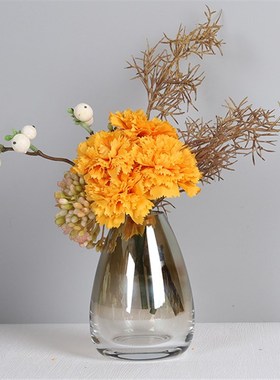 现代仿真花艺绿植售楼处洽谈桌酒店餐桌样板间洗漱台软装摆件