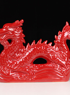 唐彩龙礼品工艺品家居饰品博古架摆设工艺品青龙