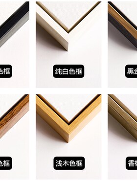 来图定做有框挂画 现代油画框装饰画 圆形铝合金外框照片微喷定制