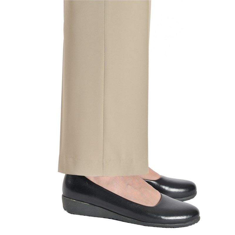 夏季新款米色中老年女装高腰直筒妈妈裤宽松大码女裤中年女西装裤,淘宝优惠券,粉丝福利购,淘宝优惠卷