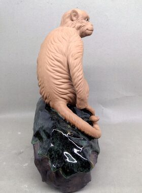 石湾公仔陶瓷猴子摆件金猴献瑞生日开业招财中秋礼品家居饰品摆设