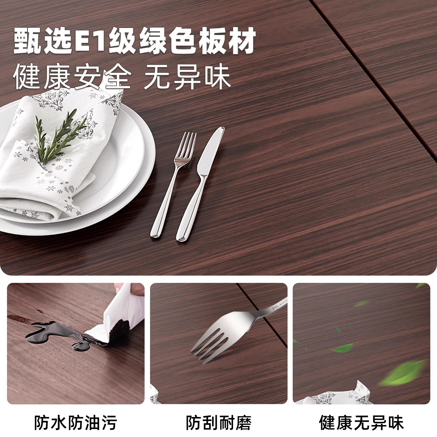 Large round table for 10 people