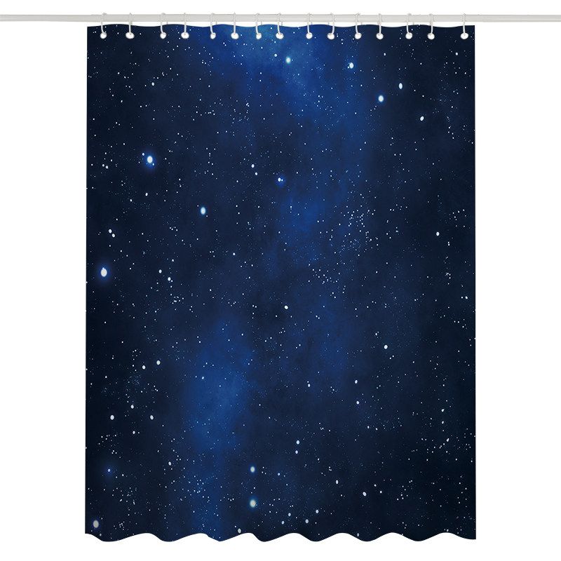 北欧星空浴室浴帘浴帘套装卫生间隔断帘洗澡沐浴帘布淋浴防水布帘,淘宝优惠券,粉丝福利购,淘宝优惠卷