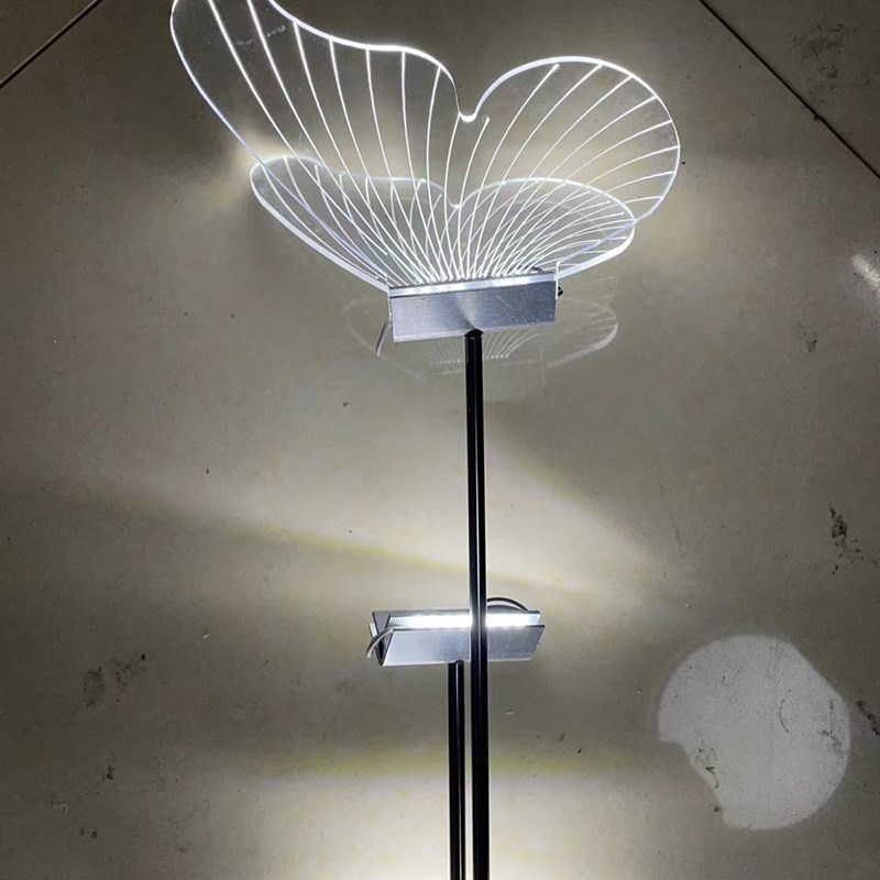 新款婚庆道具发光蝴蝶路引灯婚礼堂舞台花艺装饰布置摆件引路灯 - 图3