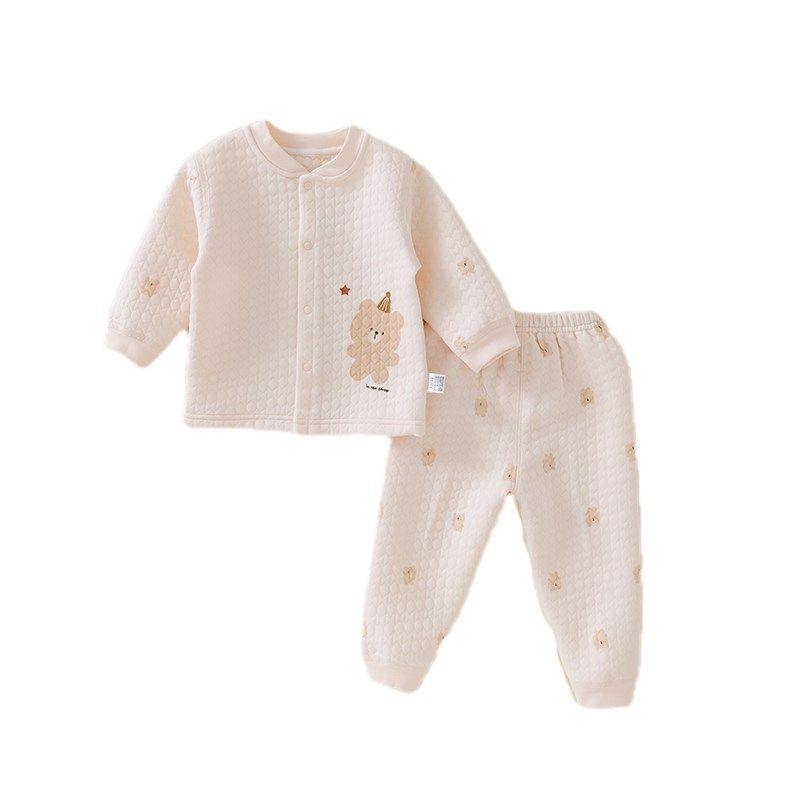 男女宝宝保暖内衣内穿打底婴儿衣服分体两件套装秋冬季睡衣家居服,淘宝优惠券,粉丝福利购,淘宝优惠卷