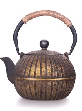 小号铸铁壶软装摆件壶生铁壶新中式家居饰品茶室烧水壶复古煮茶壶