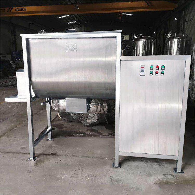 卧式螺带式搅拌机制药原料拌料机中药干湿粉末不锈钢槽型混合机,淘宝优惠券,粉丝福利购,淘宝优惠卷