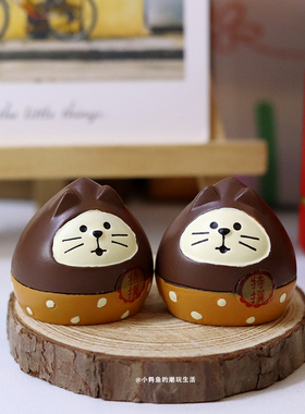 卡通南瓜板栗猫咪办公室桌面小装饰品家居礼品女生顺顺利利