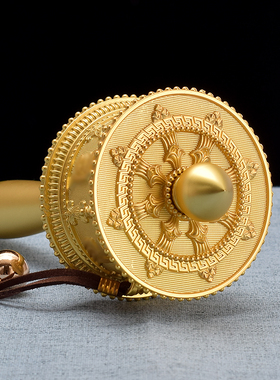 手摇转动轮锌合金西藏民族风六字转轮轴承静音转筒