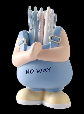 卡通笔筒办公室桌面摆件s收纳装饰品男女生送老师同学实用毕业礼