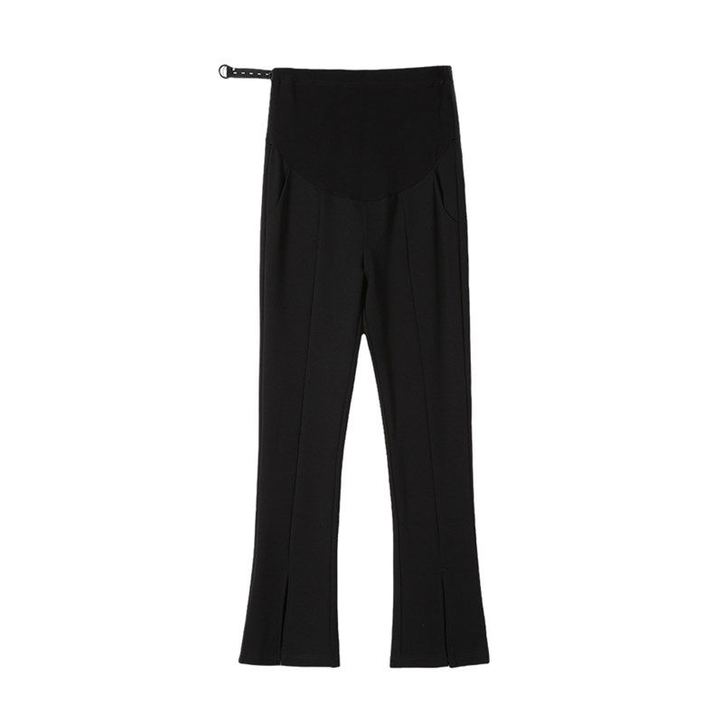 孕妇微喇叭西装裤九分春秋季2024新款弹力直筒托腹打底长裤子秋冬,淘宝优惠券,粉丝福利购,淘宝优惠卷