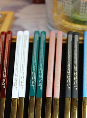 悉昙梵文雕刻金刚萨埵百字明净业 增福 增慧  防滑筷子