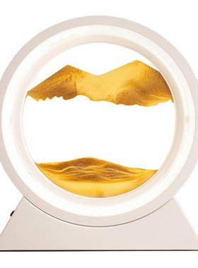 创意流沙画家居客厅艺术沙漏夜灯电视柜酒柜装饰乔迁新居礼品