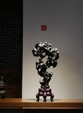 太湖石天然会所厅堂大小型传统中式造型装饰观赏石灵璧石