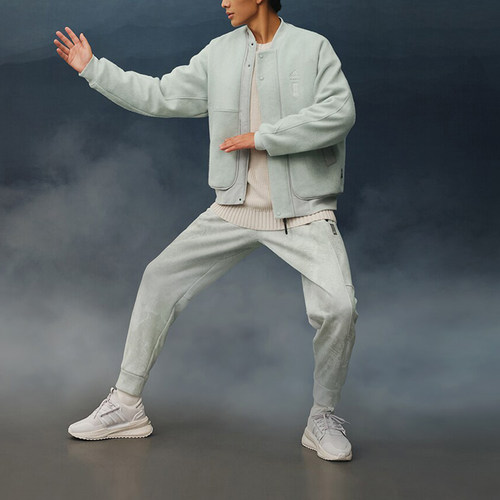 Adidas/阿迪达斯官方正品新款男子水洗印染针织运动长裤IP4945 - 图0