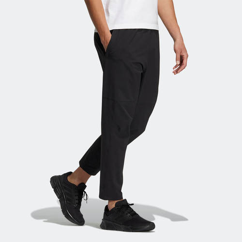 Adidas/阿迪达斯官方正品夏季新款男子运动休闲梭织长裤HM2970 - 图1