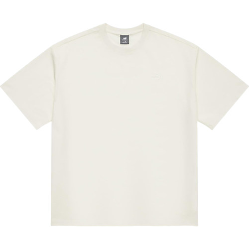 New Balance新百伦正品男圆领宽松字母图案短袖T恤AMT42335-CIC - 图3