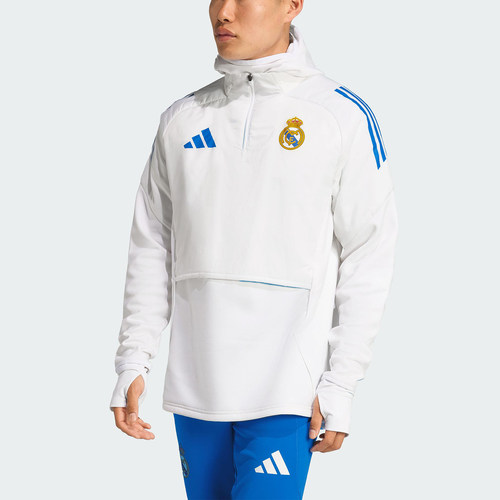 Adidas/阿迪达斯正品REAL EU WINTOP男士训练运动长袖KE1167 - 图0