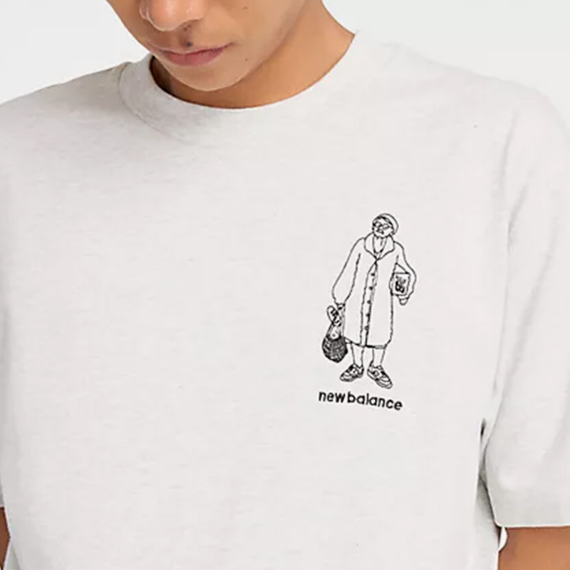 New Balance/NB正品夏季新款男子宽松透气运动短袖T恤MT43554-AHH,淘宝优惠券,粉丝福利购,淘宝优惠卷