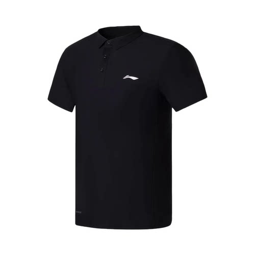 李宁正品夏季新款休闲百搭舒适透气男子POLO衫APLS173 - 图2