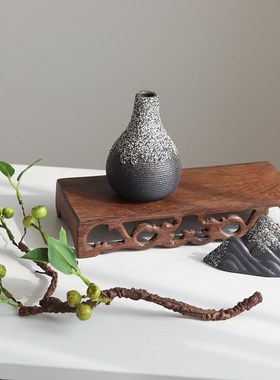 新中式禅意摆件家居饰q品现代简约客厅博古架书柜装饰茶室软装摆